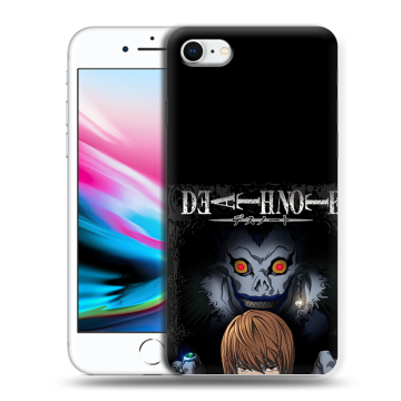 Силиконовый чехол на Iphone 8 с принтом Death note Тетрадь смерти Силиконовый чехол на Iphone 8 с принтом Death note Тетрадь смерти