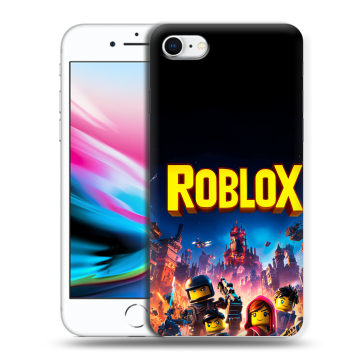 Силиконовый чехол на Iphone 8 с принтом Roblox Роблокс Силиконовый чехол на Iphone 8 с принтом Roblox Роблокс