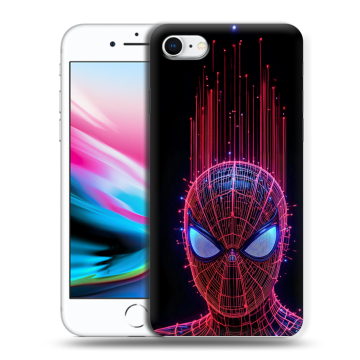 Силиконовый чехол на Iphone 8 с принтом Spiderman Человек паук Силиконовый чехол на Iphone 8 с принтом Spiderman Человек паук