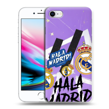 Силиконовый чехол на Iphone 8 с принтом Real Madrid Реал Мадрид