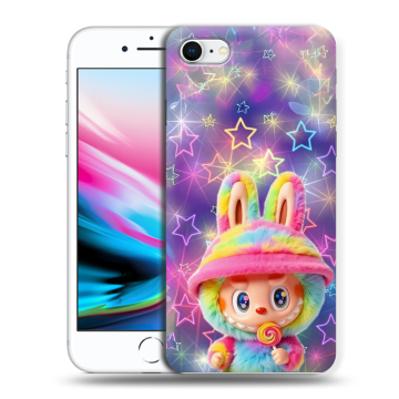 Силиконовый чехол на Iphone 8 с принтом Labubu Лабубу