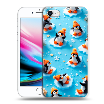 Силиконовый чехол на Iphone 8 с принтом Новый год Силиконовый чехол на Iphone 8 с принтом Новый год