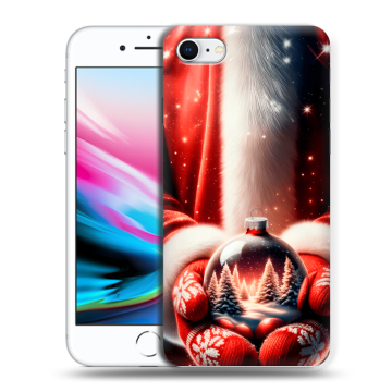 Силиконовый чехол на Iphone 8 с принтом Новый год Силиконовый чехол на Iphone 8 с принтом Новый год