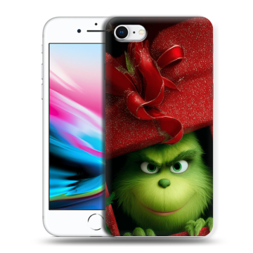 Силиконовый чехол на Iphone 8 с принтом Новый год Силиконовый чехол на Iphone 8 с принтом Новый год