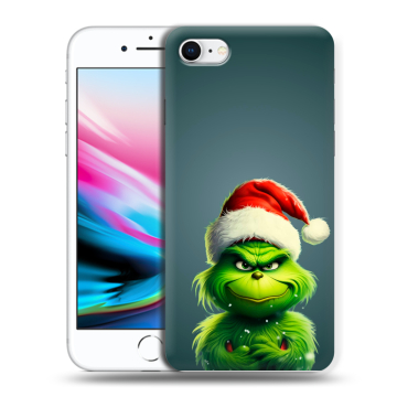 Силиконовый чехол на Iphone 8 с принтом Новый год Силиконовый чехол на Iphone 8 с принтом Новый год