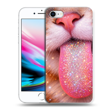 Силиконовый чехол на Iphone 8 с принтом для девочек Силиконовый чехол на Iphone 8 с принтом для девочек