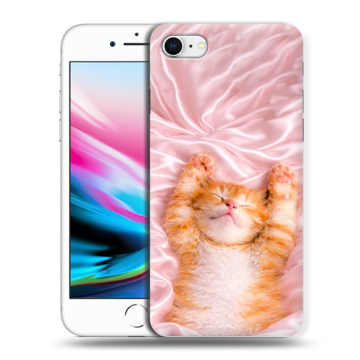 Силиконовый чехол на Iphone 8 с принтом женский Силиконовый чехол на Iphone 8 с принтом женский