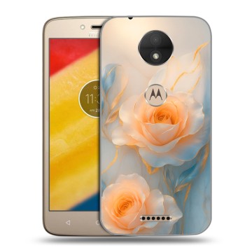 Пластиковый чехол на Motorola Moto C с принтом Женский