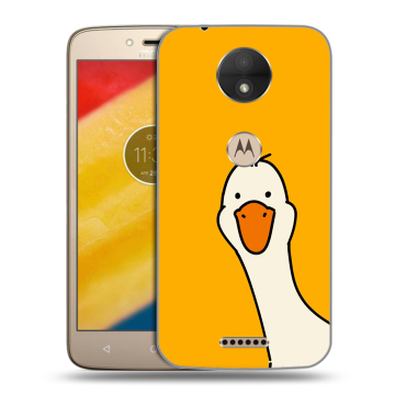 Пластиковый чехол на Motorola Moto C с принтом Утка