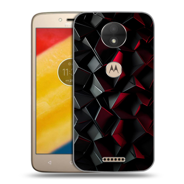 Пластиковый чехол на Motorola Moto C с принтом Абстракция
