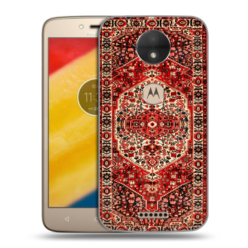 Пластиковый чехол на Motorola Moto C с принтом Ковер