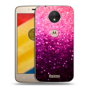 Пластиковый чехол на Motorola Moto C с принтом Блестки Пластиковый чехол на Motorola Moto C с принтом Блестки