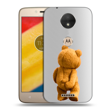 Пластиковый чехол на Motorola Moto C с принтом Медведь