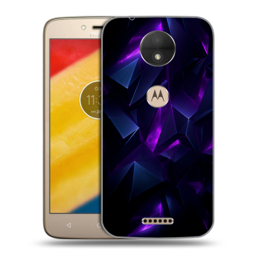 Пластиковый чехол на Motorola Moto C с принтом Абстракиция