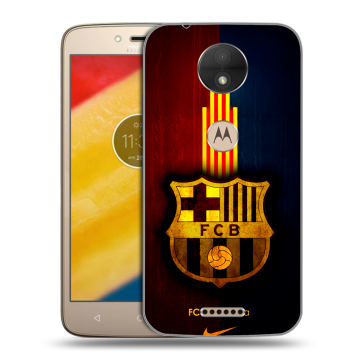 Пластиковый чехол на Motorola Moto C с принтом Барселона Barcelona
