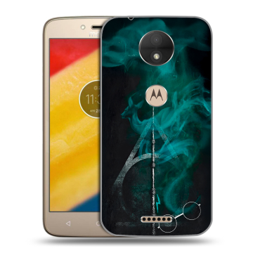 Пластиковый чехол на Motorola Moto C с принтом Гарри Поттер Harry Potter