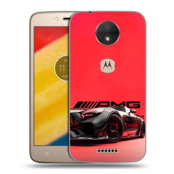 Пластиковый чехол на Motorola Moto C с принтом Мерседес Mercedes AMG Пластиковый чехол на Motorola Moto C с принтом Мерседес Mercedes AMG