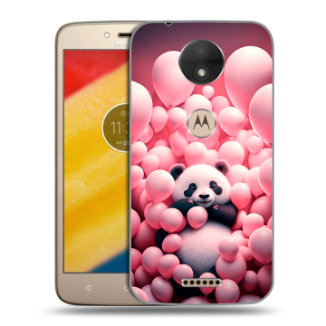 Пластиковый чехол на Motorola Moto C с принтом Панда