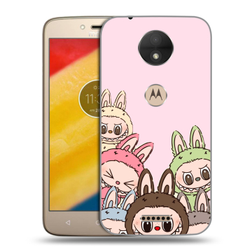 Пластиковый чехол на Motorola Moto C с принтом Лабубу Пластиковый чехол на Motorola Moto C с принтом Лабубу