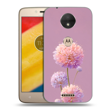 Пластиковый чехол на Motorola Moto C с принтом Цветы Пластиковый чехол на Motorola Moto C с принтом Цветы