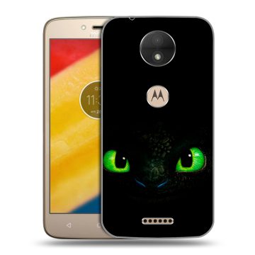 Пластиковый чехол на Motorola Moto C с принтом Как приручить дракона