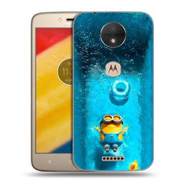 Пластиковый чехол на Motorola Moto C с принтом Миньоны Пластиковый чехол на Motorola Moto C с принтом Миньоны
