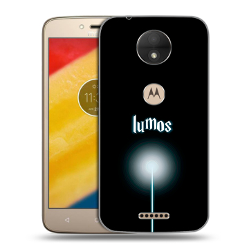 Пластиковый чехол на Motorola Moto C с принтом Harry Potter Гарри Поттер