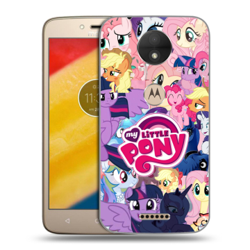 Пластиковый чехол на Motorola Moto C с принтом My little pony Дружба чудо Пластиковый чехол на Motorola Moto C с принтом My little pony Дружба чудо