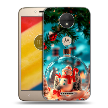 Пластиковый чехол на Motorola Moto C с принтом Новый год Пластиковый чехол на Motorola Moto C с принтом Новый год