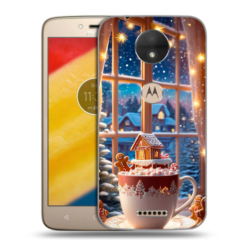 Пластиковый чехол на Motorola Moto C с принтом Новый год Пластиковый чехол на Motorola Moto C с принтом Новый год