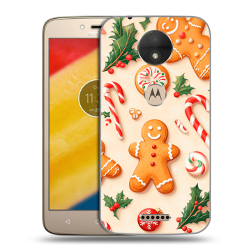 Пластиковый чехол на Motorola Moto C с принтом Новый год Пластиковый чехол на Motorola Moto C с принтом Новый год