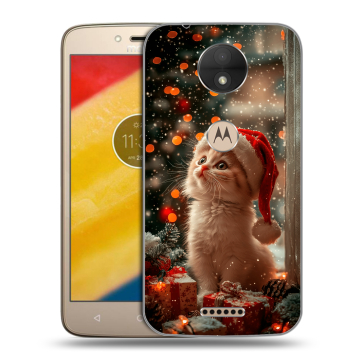 Пластиковый чехол на Motorola Moto C с принтом Новый год Пластиковый чехол на Motorola Moto C с принтом Новый год