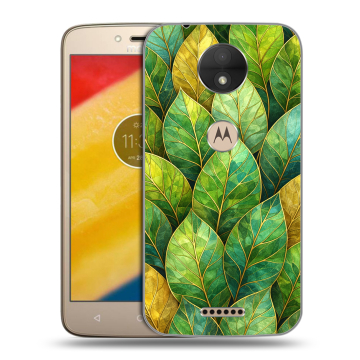 Пластиковый чехол на Motorola Moto C с принтом женский