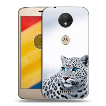 Пластиковый чехол на Motorola Moto C с принтом женский