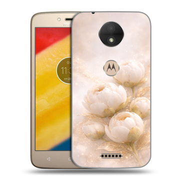 Пластиковый чехол на Motorola Moto C с принтом женский