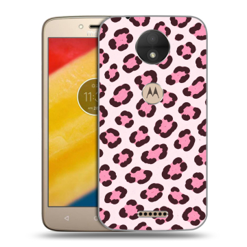 Пластиковый чехол на Motorola Moto C с принтом для девочек