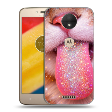 Пластиковый чехол на Motorola Moto C с принтом для девочек
