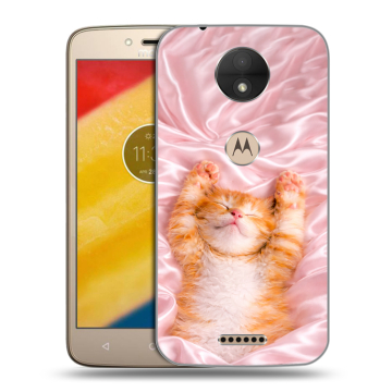 Пластиковый чехол на Motorola Moto C с принтом женский