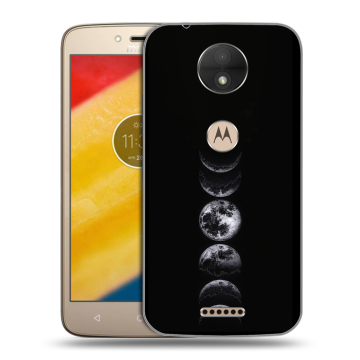 Пластиковый чехол на Motorola Moto C с принтом женский
