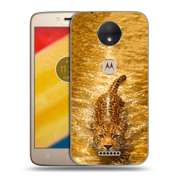 Пластиковый чехол на Motorola Moto C с принтом женский