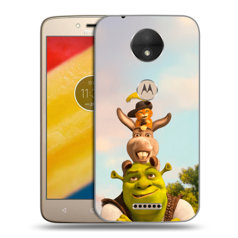Пластиковый чехол на Motorola Moto C с принтом Шрек Shrek Пластиковый чехол на Motorola Moto C с принтом Шрек Shrek