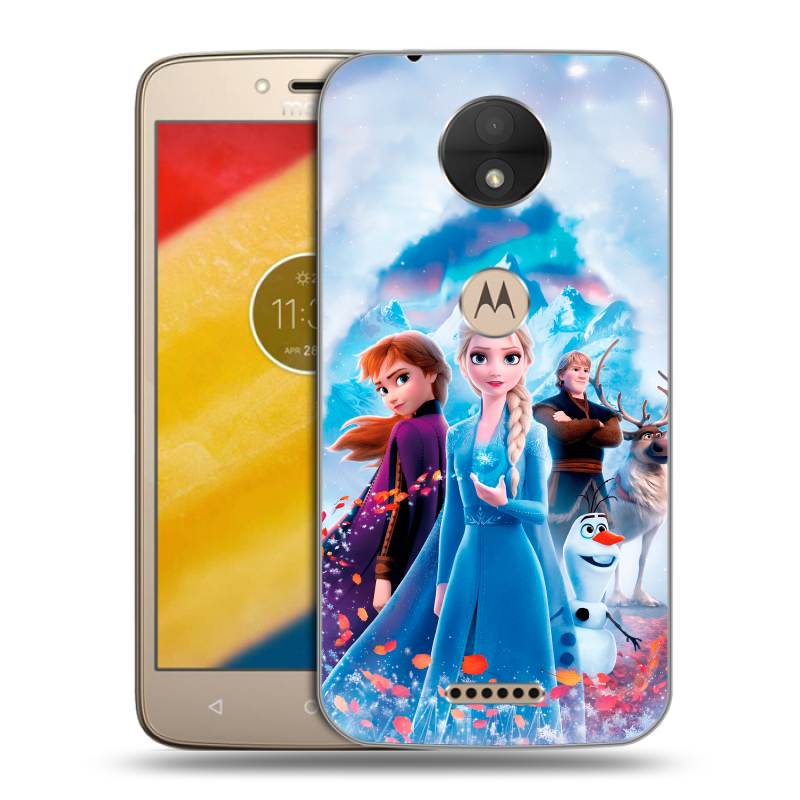 Пластиковый чехол на Motorola Moto C с принтом Холодное сердце Frozen Пластиковый чехол на Motorola Moto C с принтом Холодное сердце Frozen