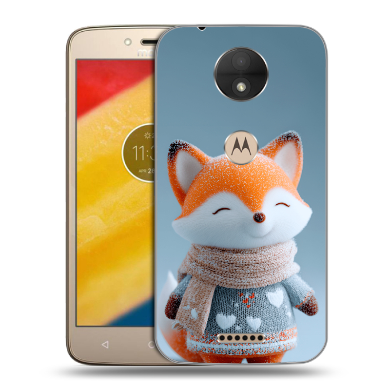 Пластиковый чехол на Motorola Moto C с принтом Лиса Пластиковый чехол на Motorola Moto C с принтом Лиса