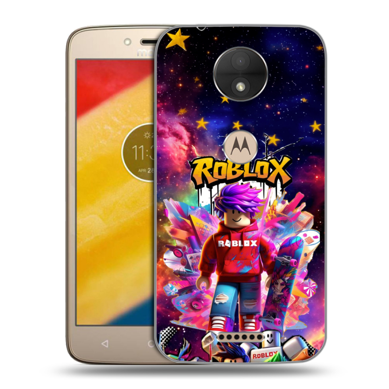 Пластиковый чехол на Motorola Moto C с принтом Roblox Роблокс Пластиковый чехол на Motorola Moto C с принтом Roblox Роблокс