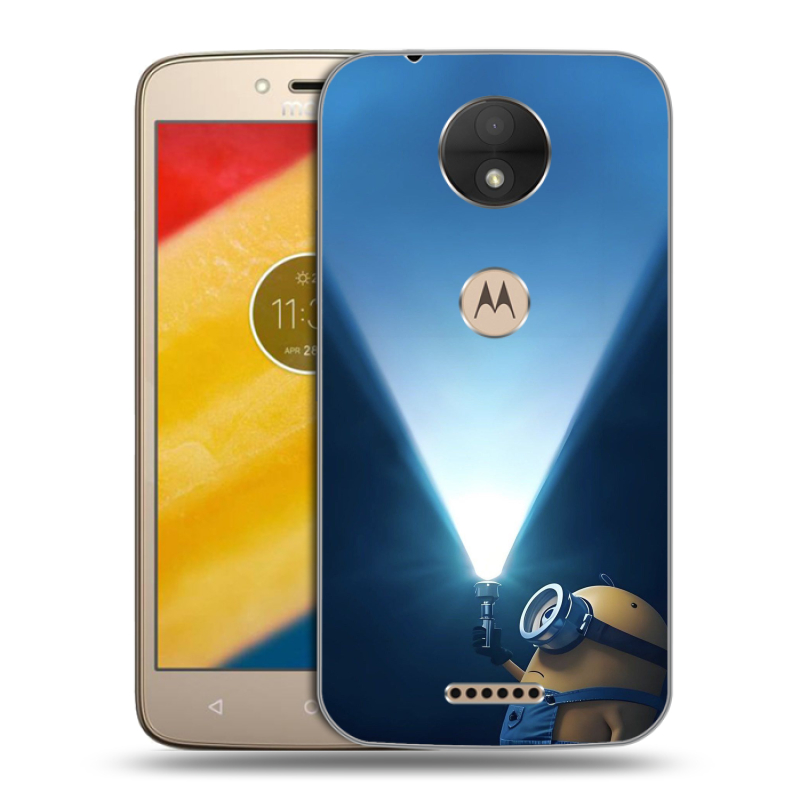 Пластиковый чехол на Motorola Moto C с принтом Миньоны Пластиковый чехол на Motorola Moto C с принтом Миньоны