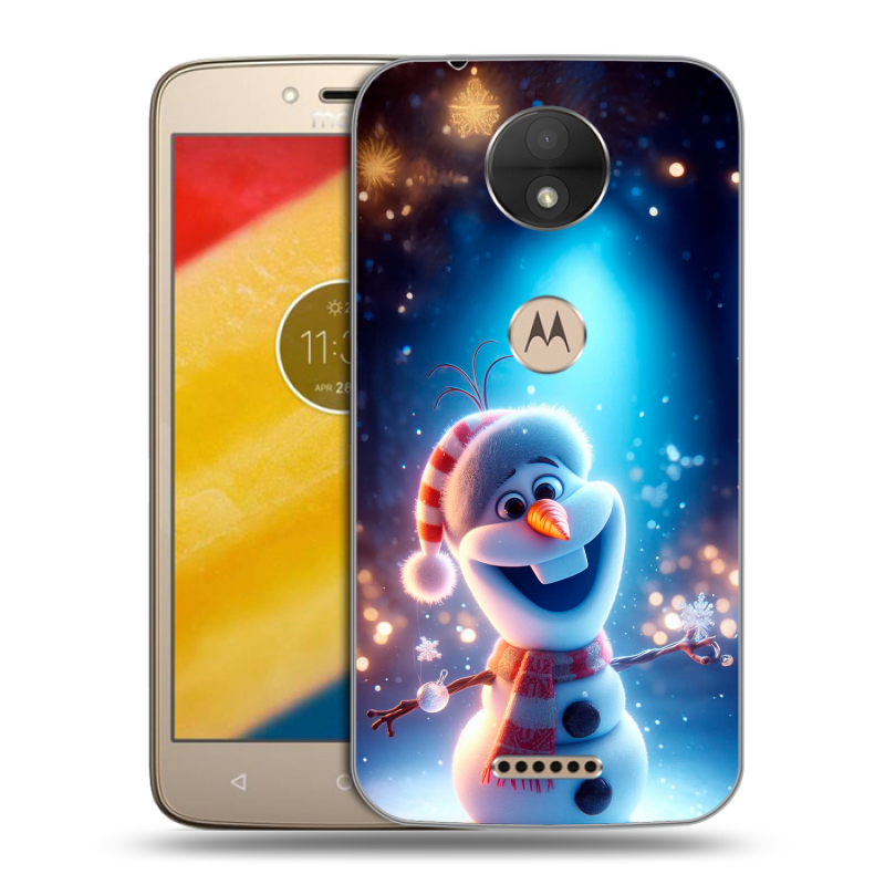 Пластиковый чехол на Motorola Moto C с принтом Новый год Пластиковый чехол на Motorola Moto C с принтом Новый год