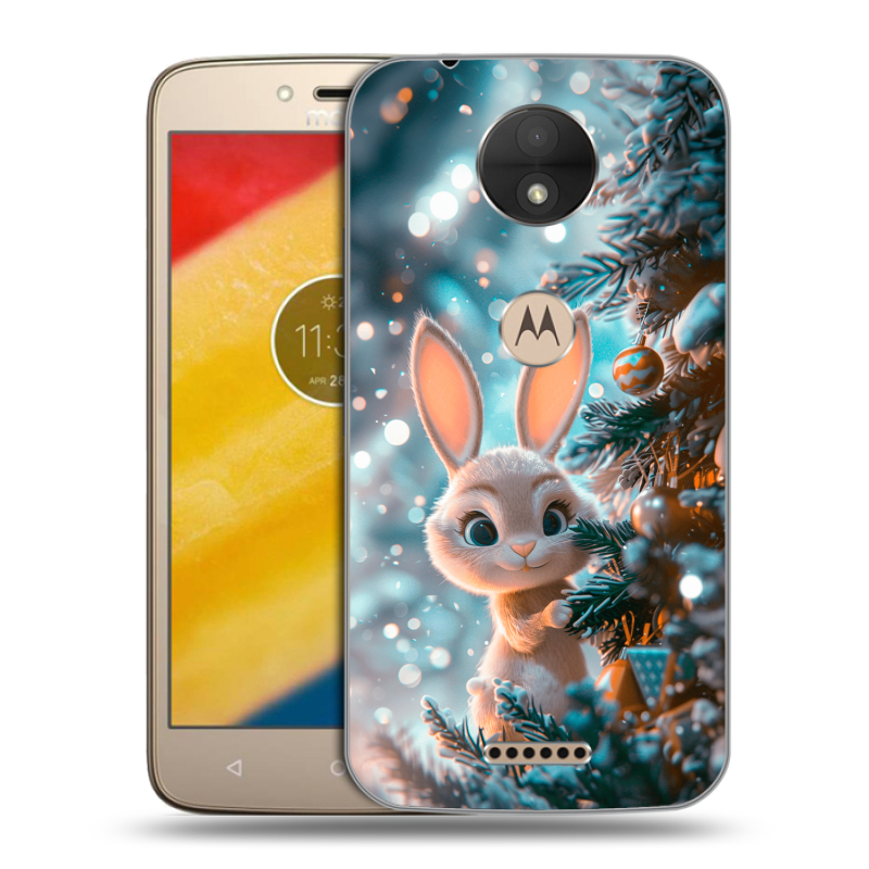Пластиковый чехол на Motorola Moto C с принтом Новый год Пластиковый чехол на Motorola Moto C с принтом Новый год