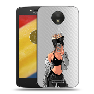 Силиконовый чехол на Motorola Moto C Plus с принтом Женские принты Силиконовый чехол на Motorola Moto C Plus с принтом Женские принты