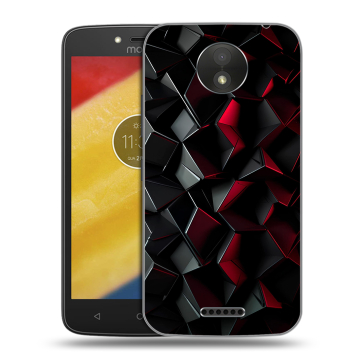 Силиконовый чехол на Motorola Moto C Plus с принтом Абстракция Силиконовый чехол на Motorola Moto C Plus с принтом Абстракция