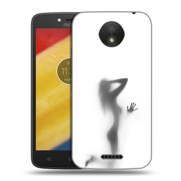 Силиконовый чехол на Motorola Moto C Plus с принтом Силуэт Силиконовый чехол на Motorola Moto C Plus с принтом Силуэт